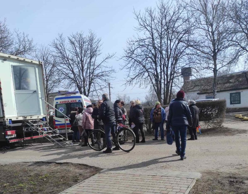 З 18 по 23 березня 2024 року в Сахновщинській громаді проводився прийом пацієнтів двома бригадами лікарів-спеціалістів лікувальних закладів м.Харкова