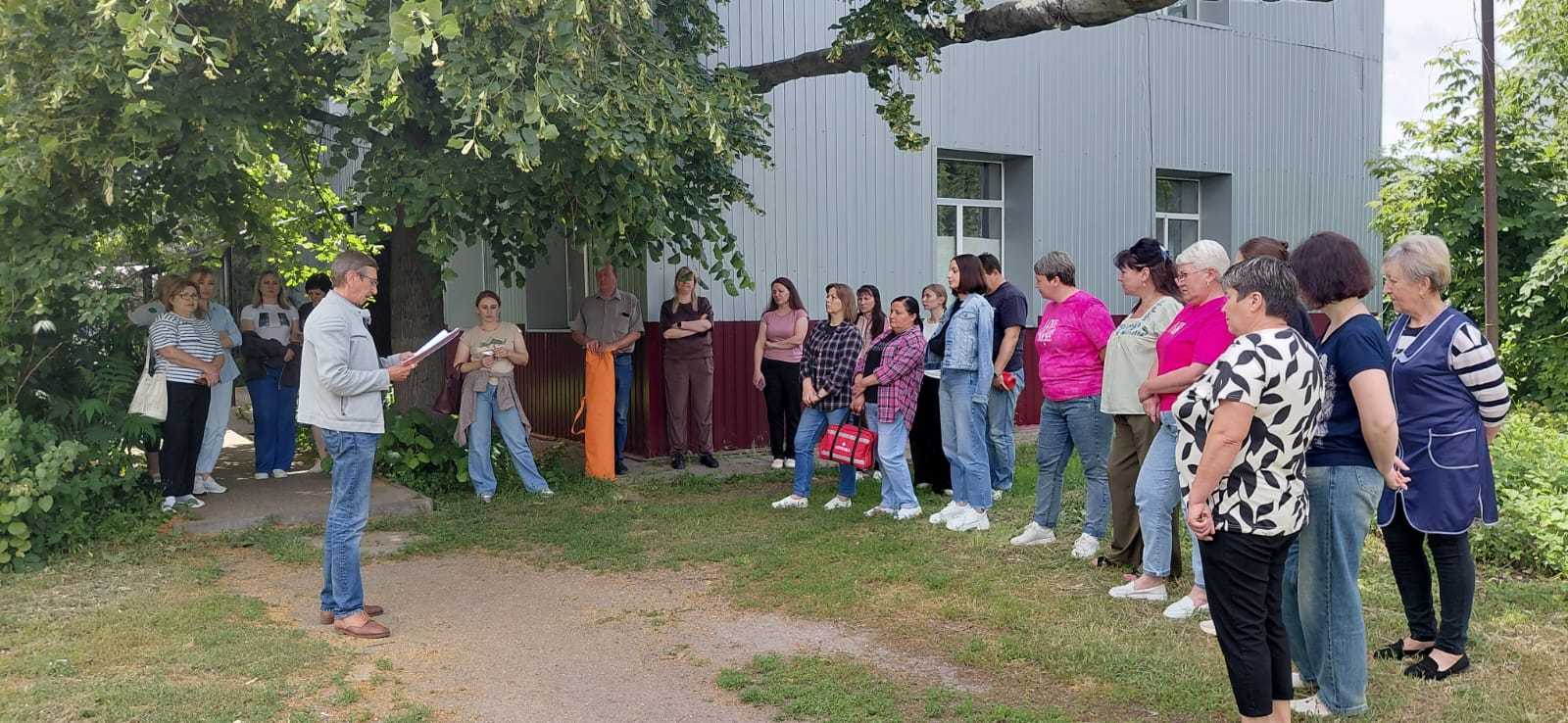 Проведено спеціальне об'єктове навчання з питань цивільного захисту Проведено спеціальне об'єктове навчання з питань цивільного захисту