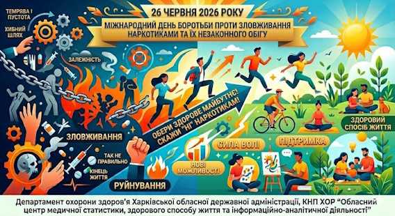 26 червня — Міжнародний день боротьби зі зловживанням наркотиками й їхнім незаконним обігом 26 червня — Міжнародний день боротьби зі зловживанням наркотиками й їхнім незаконним обігом